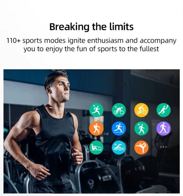 AceFit Ultra Smart Watch Black GTX03 - Image 9