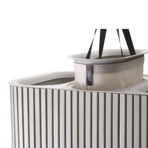 Joseph Joseph Tota Trio Luxe Bamboo Laundry Basket โ 90L (Ecru) - Image 8