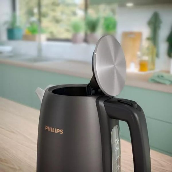 Philips 5000 Series Kettle in Black & Copper 1.7L HD9352/31 - Image 3