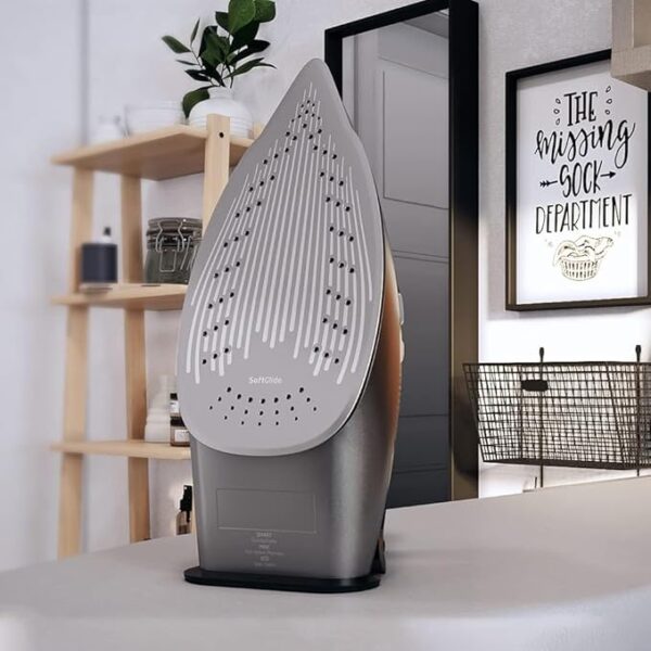 Beko SPA9130B SuperGlide Steam Iron Ceramic Soleplate, Blue 3000W- Smart mode and SteamSense motion sensor - Image 2