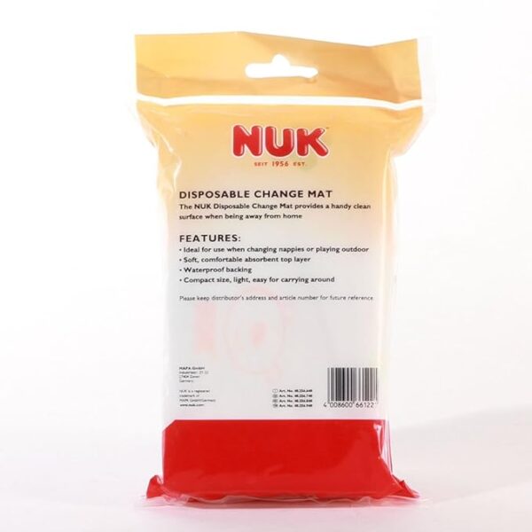 Nuk Disposable Change Mats 4pcs- 40256640 - Image 2