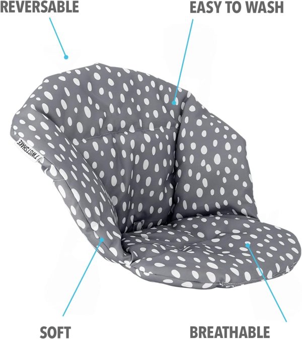 Twistshake Highchair Cushion Grey-78889 - Image 2
