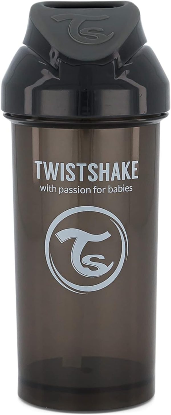 Twistshake Straw cup 360ml 6+m black-78593 - Image 2