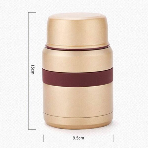 BA Vacuum Food Flask 500ML-Gold HMBA137 - Image 7