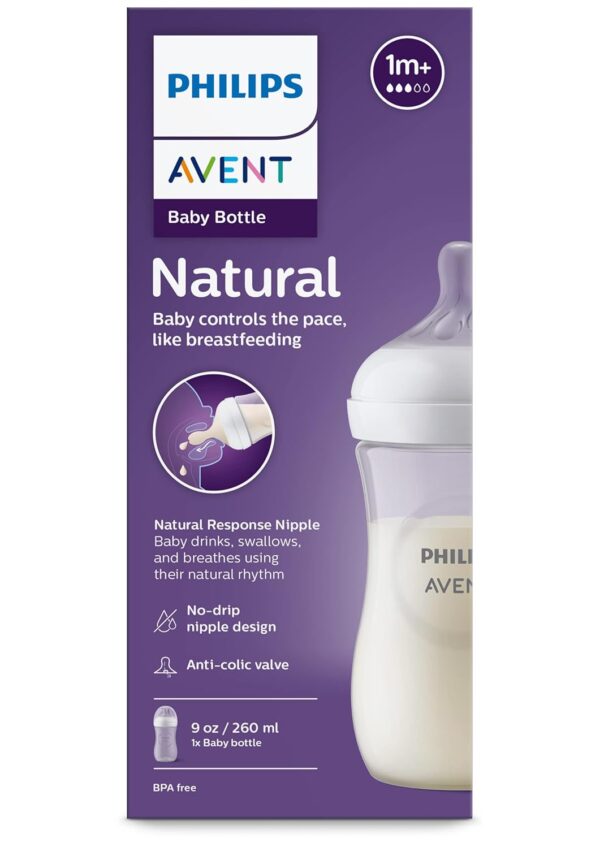 Philips Avent Natural Response Baby Bottle 1m+ teat- SCY903/01 - Image 3