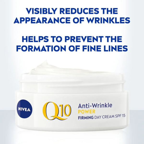 Nivea Q10 Anti-Wrinkle POWER Firming Day Cream SPF15 - Image 5