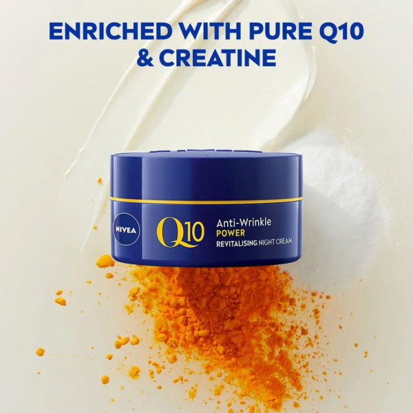 Nivea Q10 Power Anti-Wrinkle + Firming Night Cream - Image 4