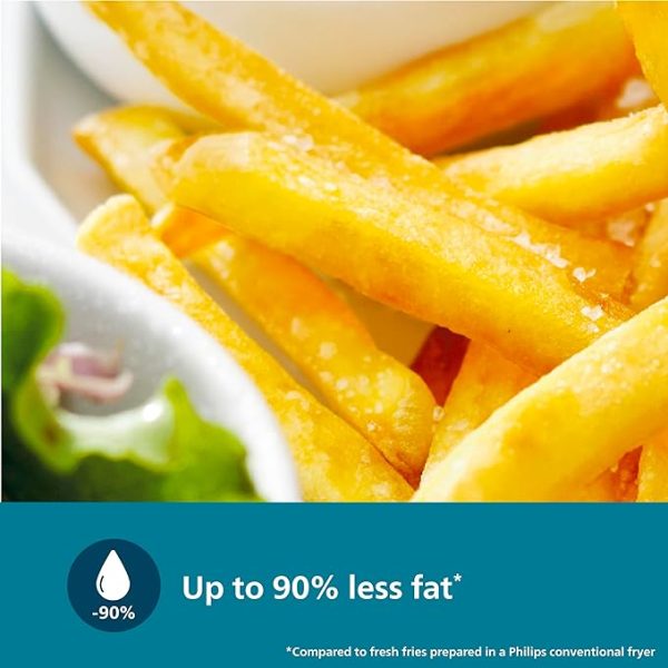 Philips 6.2L Extra Large Airfryer with Rapid Air Tech - Up to 90% Less Fat - NA130/00 - Image 2