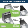 Wahl Groomsman Pro All-in-one Rechargeable Grooming Kit, Black/Silver-9855 - Image 11