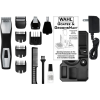 Wahl Groomsman Pro All-in-one Rechargeable Grooming Kit, Black/Silver-9855 - Image 2