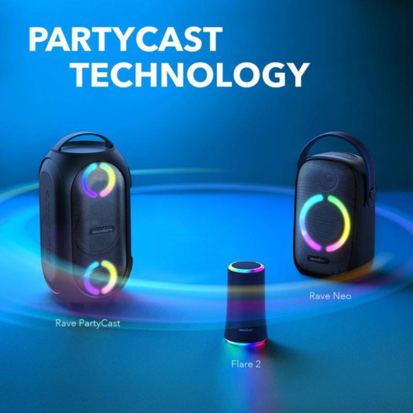 Soundcore Rave Neo Portable Wireless Bluetooth Speaker A3395H11 - Image 4