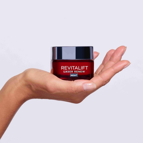 L’oreal Revitalift Laser Renew Pro-Xylane Anti-Ageing Night Cream 50ml - Image 7