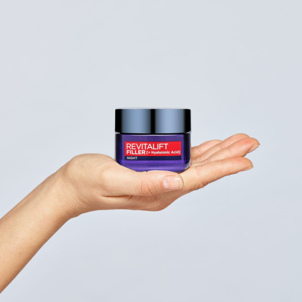 L’Oreal Paris Revitalift Filler + Hyaluronic Acid Replumping Day Cream -50ml - Image 7