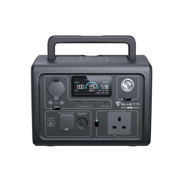 BLUETTI EB3A Portable Power Station 600W 268Wh - Image 3