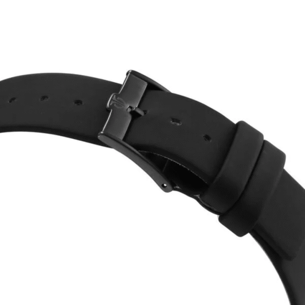 Titan Black Dial Leather Strap Watch - Image 3