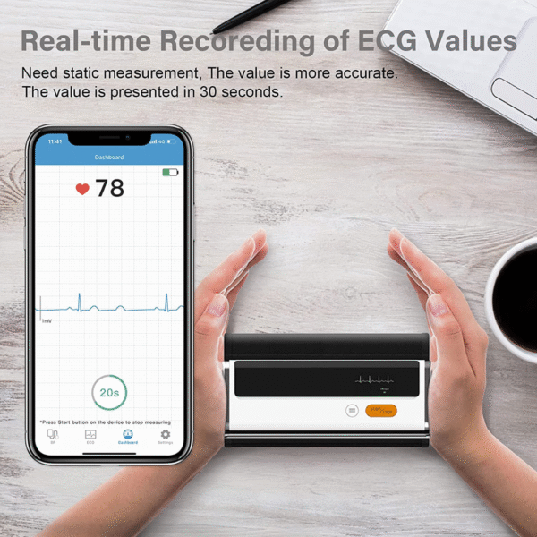 Bluetooth Armfit Blood Pressure Monitor With ECG - Image 3