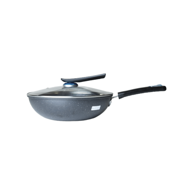Bon Appetit 3pc Black Cookware Set Granite Finish HM-BA196 - Image 5