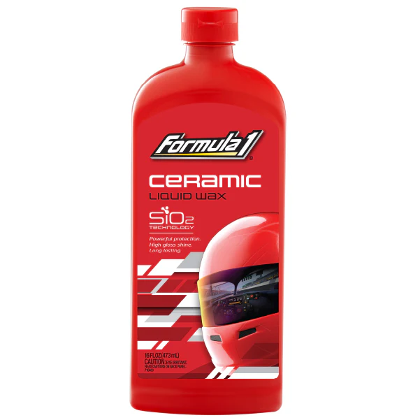 Formular 1 Ceramic Liquid Car Wax to Restore & Protect to Erase Car Scratches & Swirls -473ml Compatible with All Cars, Cleaning & Care polishes wax