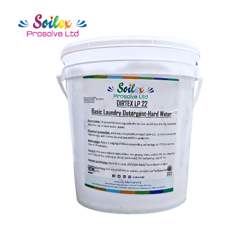 Soilex DIRTEX LP22 Basic Laundry Detergent 5Kgs - Hard Water