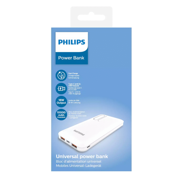 Philips USB power bank 10000 mAH DLP6812CW/69 - Image 3