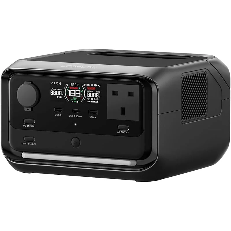 EcoFlow RIVER 3 Plus – Portable Power Station (286Wh, 600W) – EFRIVER3PLUS-UK