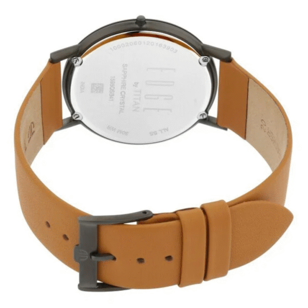Titan Edge Watch with Beige Dial and Anthracite Highlights - Image 4