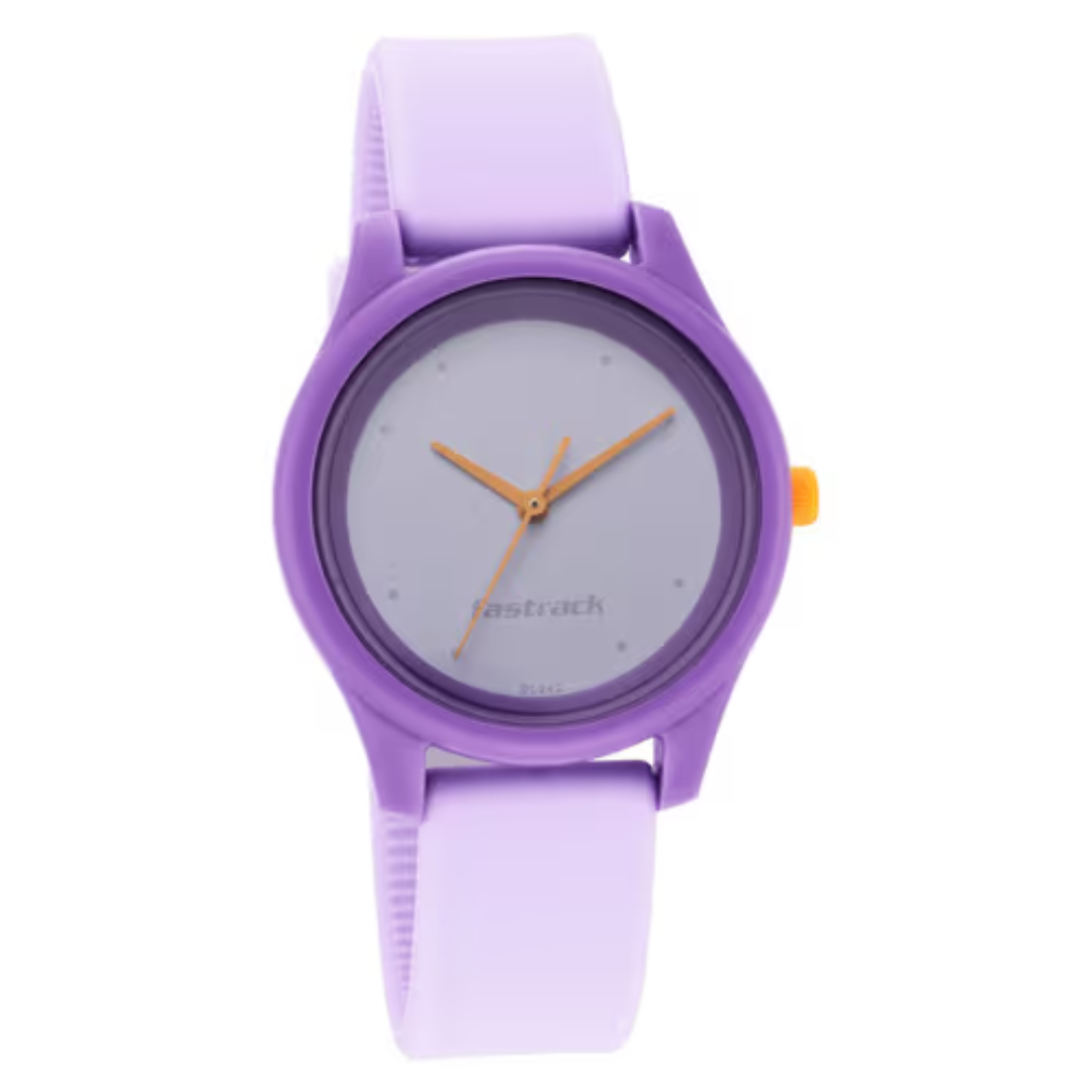 Fastrack Monochrome Blue Dial Analog Silicon Strap Watch