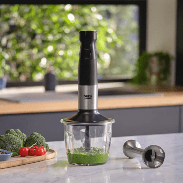 Beko Hand Blender With Chopper - Whisk, Glass Mixing/Chopping 750Watts HBA 81762BX Bowl - Image 3