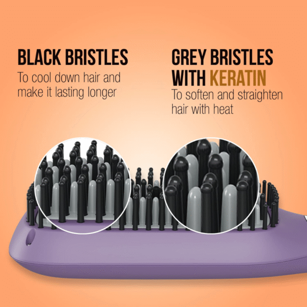 Havells Ionic and Keratin Hair Straightening Brush Black HS4201 - Image 7