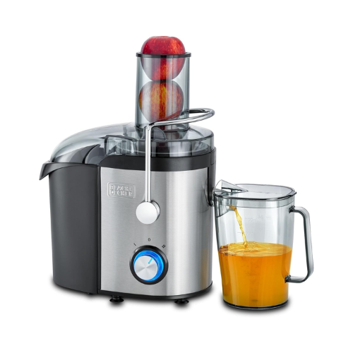 Black+Decker Juicer Extractor With Wide Chute -  800W Stailess Steel, JE800-B5 - Image 3