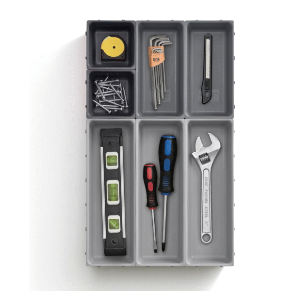 Joseph Joseph Blox 7-piece Drawer Organiser Set - Grey - Image 2