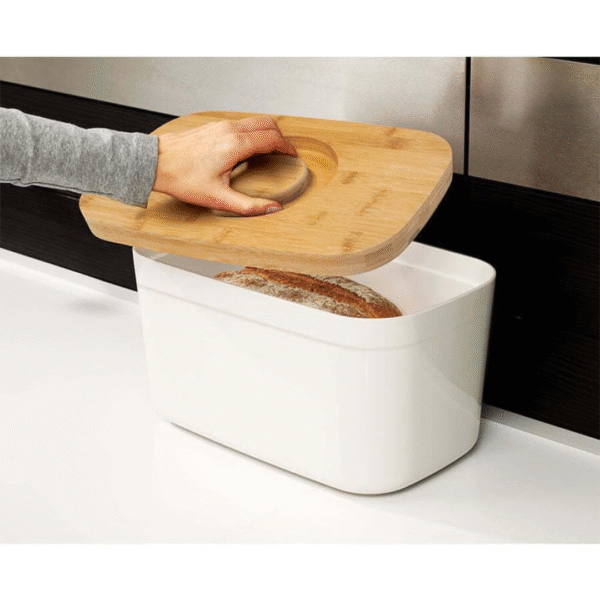 Joseph Joseph Bread Bin White - Image 2