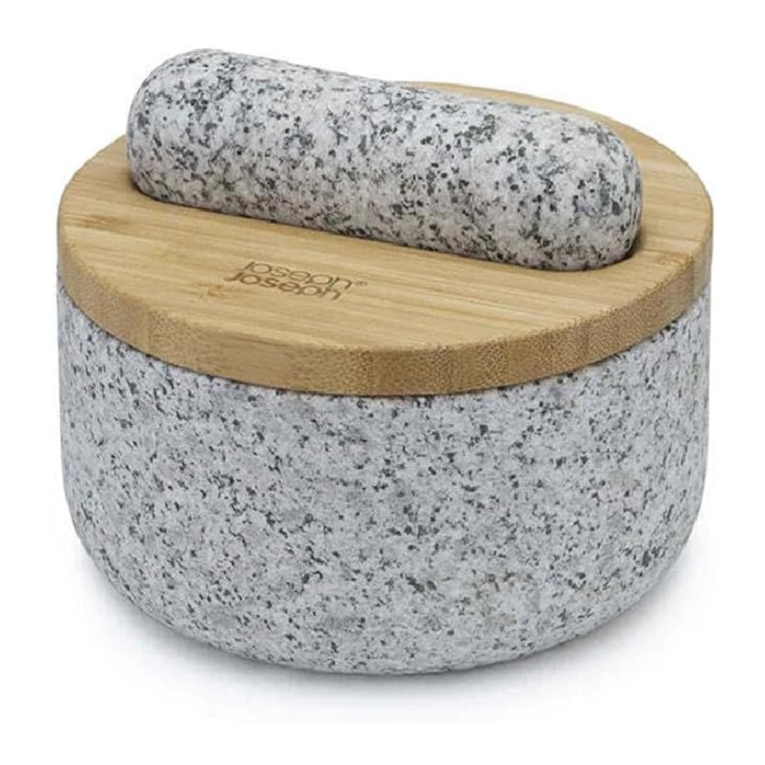 Joseph Joseph Dash Pestle & Mortar w/Bamboo Lid