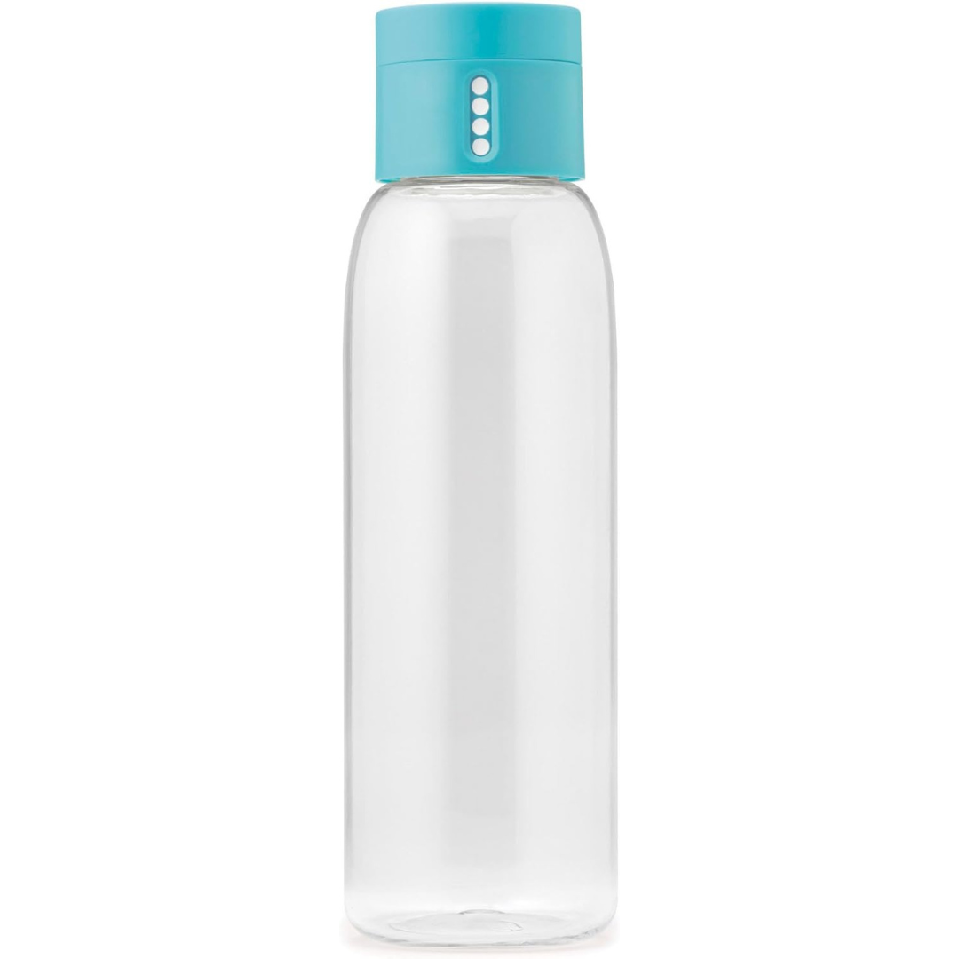 Joseph Joseph Dot Hydration Tracking Water Bottle 600ml - Turquoise