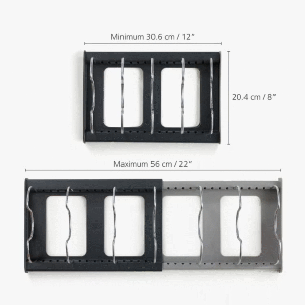 Joseph Joseph Drawer Store Expanding Cookware Organiser - Grey - Image 5