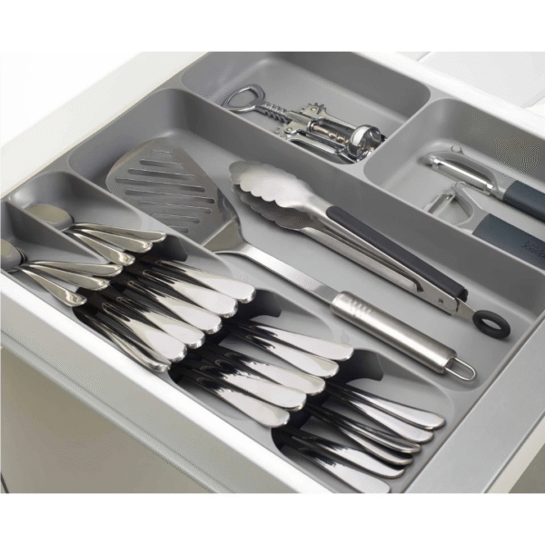 Joseph Joseph DrawerStore Large Cutlery Organiser (Grey) - Image 2