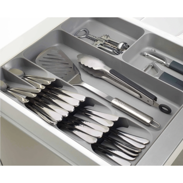 Joseph Joseph DrawerStore Large Cutlery Organiser (Grey) - Image 4