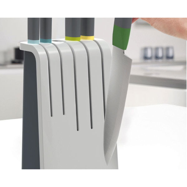 Joseph Joseph Duo 5pc Knife Block Set (Opal) - Image 3