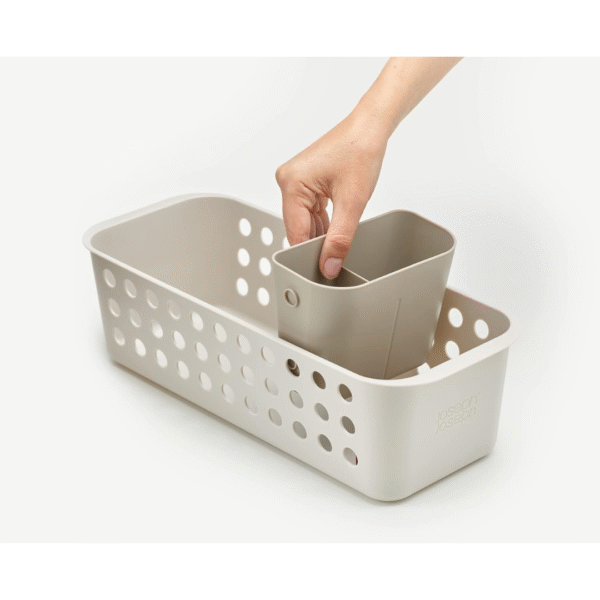 Joseph Joseph EasyStore Slimline Storage Basket (Ecru) - Image 3