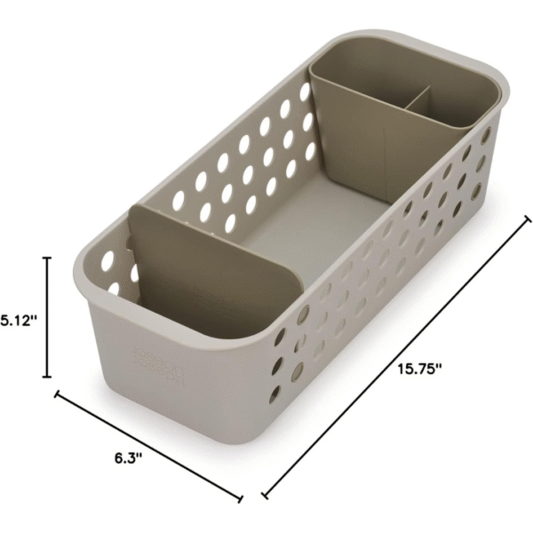 Joseph Joseph EasyStore Slimline Storage Basket (Ecru) - Image 6
