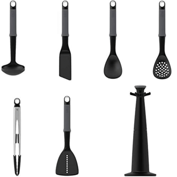 Joseph Joseph Elevate Carousel 6pc with Tongs (Grey) - Image 4