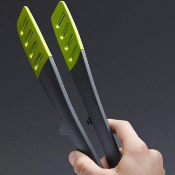 Joseph Joseph Elevate Small Tongs Dark Grey / Green - Image 4