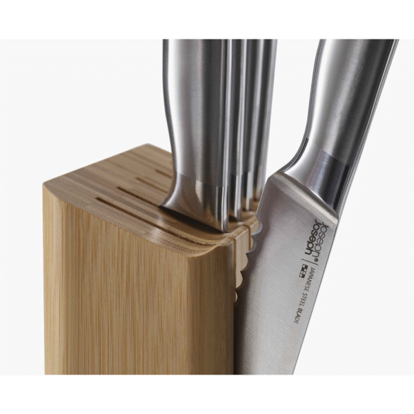 Joseph Joseph Elevate Steel Knives Bamboo 5pc Block - Image 2