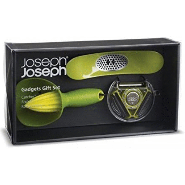 Joseph Joseph Gift Set (Garlic Rocker, Rotary Peeler, Citrus Reamer) - Image 2