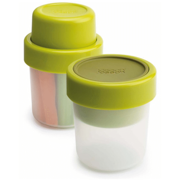 Joseph Joseph GoEat Compact 2-in-1 Snack Pot - Green - Image 4