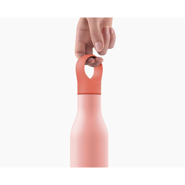 Joseph Joseph Loop Water Bottle 500 ml (17 oz) - Coral - Image 2