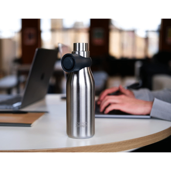 Joseph Joseph Loop Water Bottle 500Ml - [Steel/Grey] - Image 4