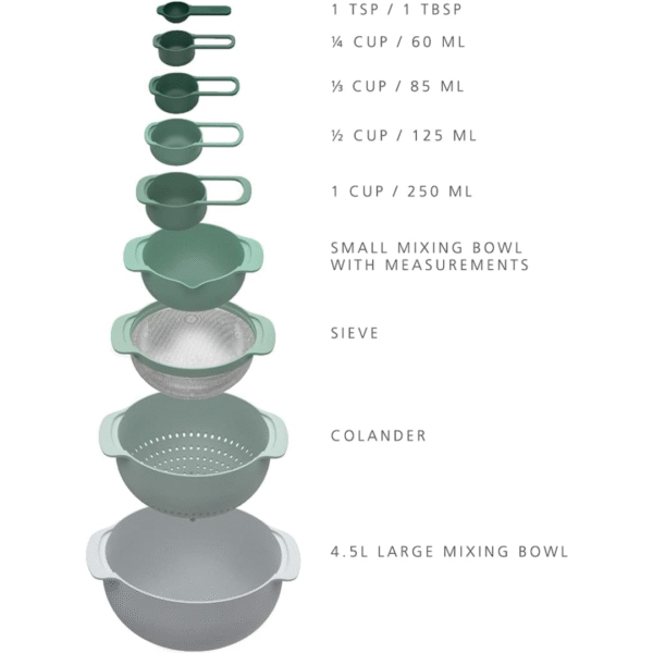 Joseph Joseph Nest 9 Plus 9pc Set Editions (Sky) - Image 3