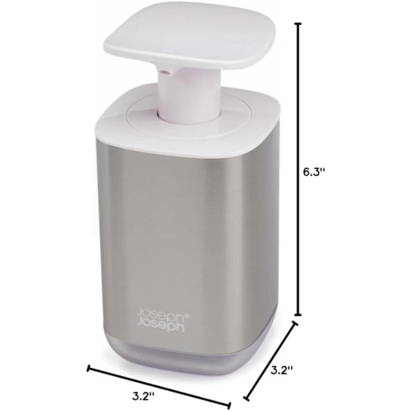 Joseph Joseph Presto Steel Soap Dispenser - White - Image 5