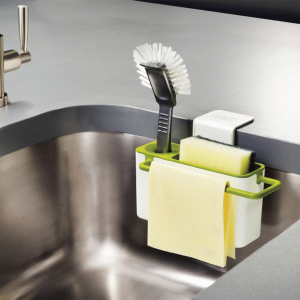 Joseph Joseph Sink Aid In Sink Caddy White/Green - Image 4